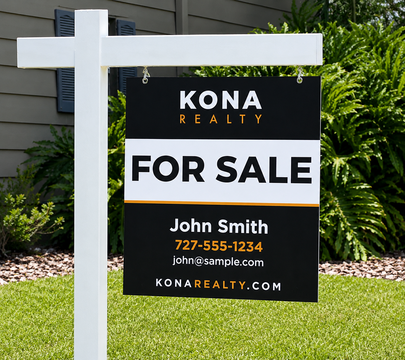 Example yard sign — Snap it with Crispy Leads